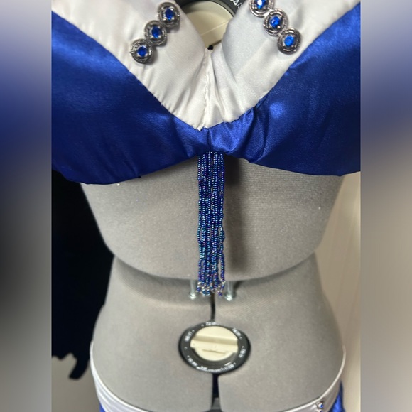 Gently Worn Woman’s Belly Dance Costume Inspired  by Doctor Who and the TARDIS - Picture 4 of 8